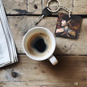 Papillon de fantaisie compagnon dragon elfe mystiq