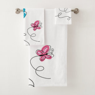 papillon dessiné à la main   