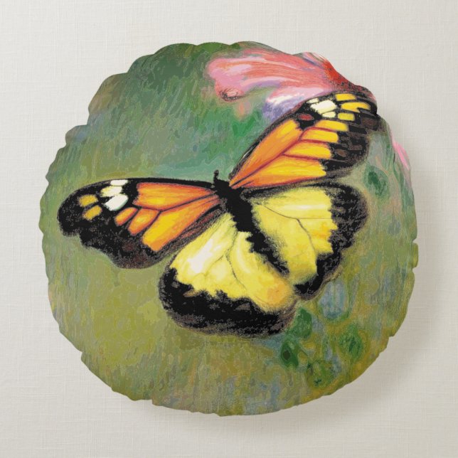 Papillon d'été du printemps - Coussin (Devant)