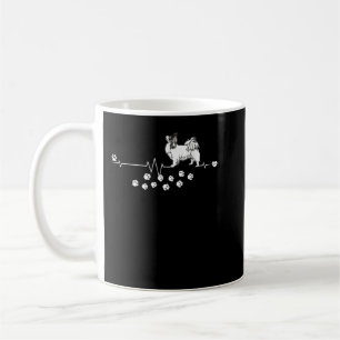 Papillon Dog Heartbeat Hunde züchten Frauen Kaffeetasse