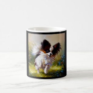 Papillon Dog Kaffeetasse