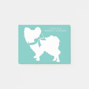 Papillon Dog Puppy Post-it Klebezettel