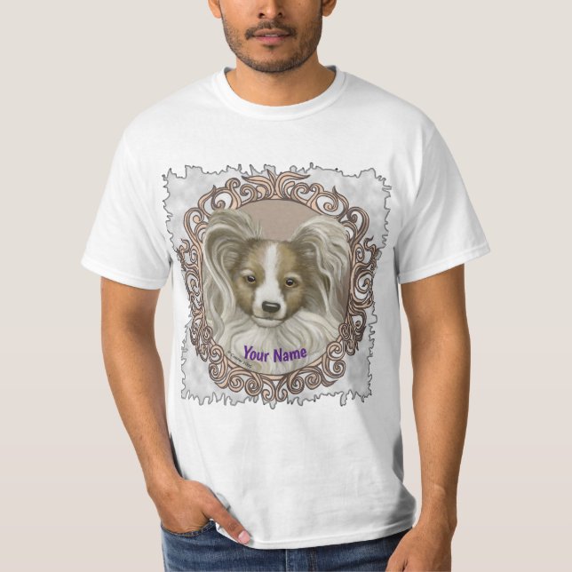 Papillon Dog T-Shirt (Vorderseite)