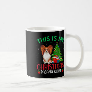 Papillon Dog Ugly Xmas Party Das ist mein Weihnach Kaffeetasse