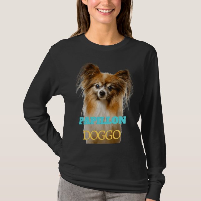Papillon Doggo T-Shirt (Vorderseite)