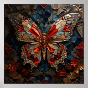 Papillon Dreams - Poster d'Art numérique 3D