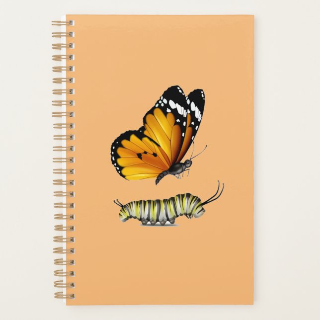 Papillon et chenille (Devant)