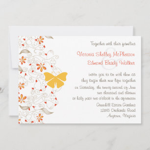 Papillon Faire-part de mariage