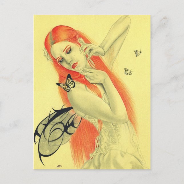 Papillon Fairy Secrets Carte postale (Devant)