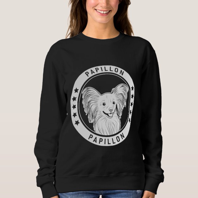 Papillon Fan Sweatshirt (Vorderseite)