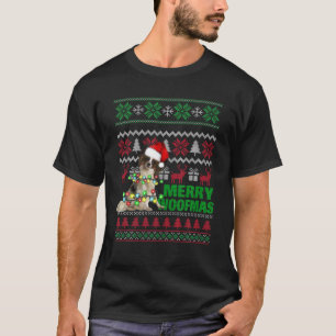 Papillon for Merry Woofmas Ugly Christmas Sweaters T-Shirt