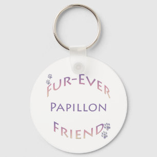 Papillon Furever Schlüsselanhänger