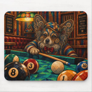 Papillon, Geometrisches Mosaik Mousepad