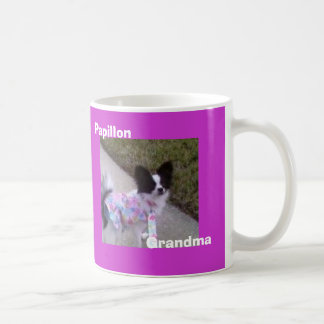 Papillon, Großmutter Kaffeetasse
