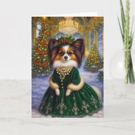 Papillon Holiday Card Feiertagskarte