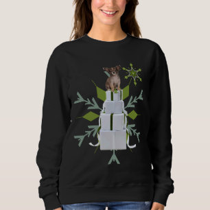 Papillon Holiday Dog Sweatshirt