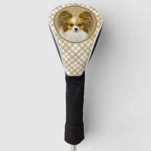 Papillon (Hound Tri) Malerei - Original Hundeschul Golf Headcover