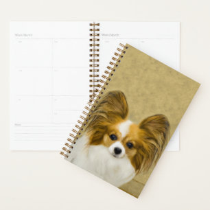 Papillon (Hound Tri) Malerei - Original Hundeschul Planer