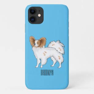 Papillon-Hund-Cartoon-Abbildung Case-Mate iPhone Hülle