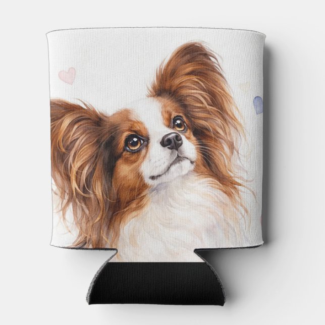 Papillon-Hund Dosenkühler (Rückseite)