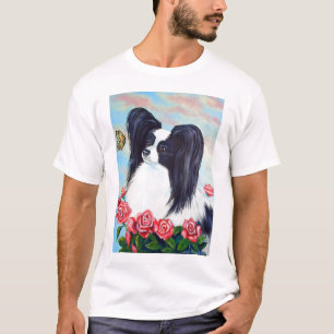 Papillon-Hundehemd T-Shirt