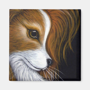 PAPILLON HUNDEprofil 2 Magnet