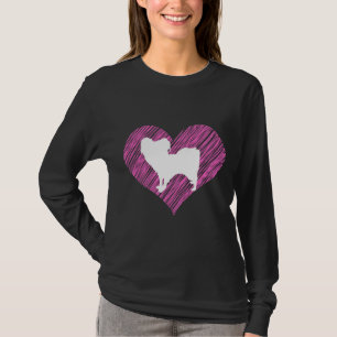 Papillon I Liebe Hund Parent Dog Mama Hund Vater H T-Shirt