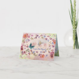 Papillon illustré et carte de note botanique