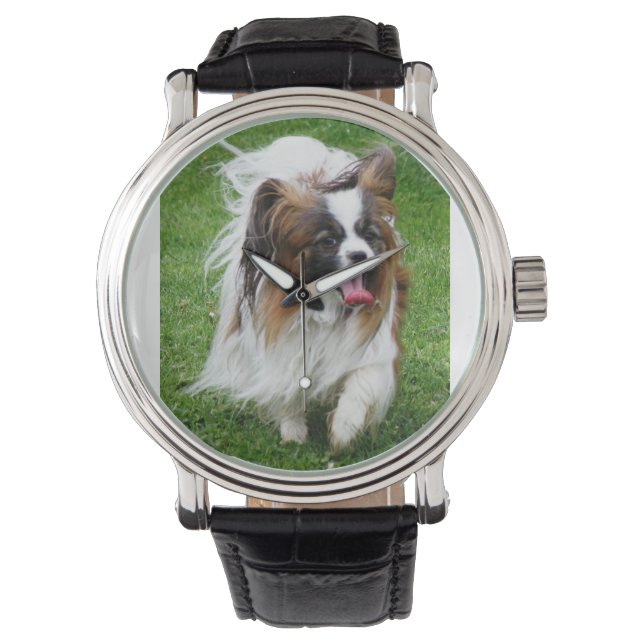 Papillon_in-Bewegung Armbanduhr (Vorderseite)