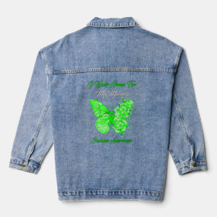 Papillon Je Porte Vert Pour Ma Maman Scoliose Awar
