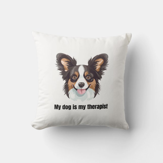 Papillon Kissen (Vorderseite)