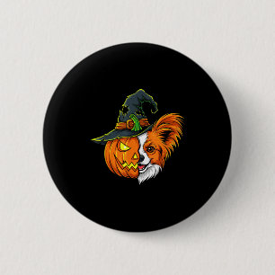 Papillon-Kürbis-Jack-O-Laterne-Halloween-Kinder-Mä Button