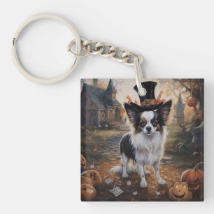Papillon-Kürbisse Halloween Gruselig Schlüsselanhänger