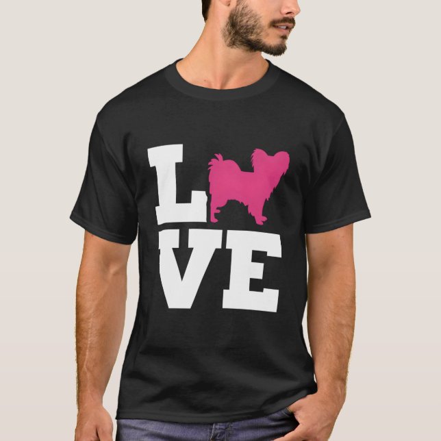 Papillon Love T-Shirt (Vorderseite)