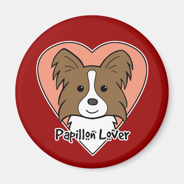 Papillon Lover Magnet (Vorne)