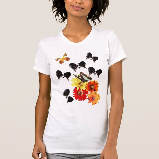 Papillon Lovers Gifts T-Shirt (Vorderseite)