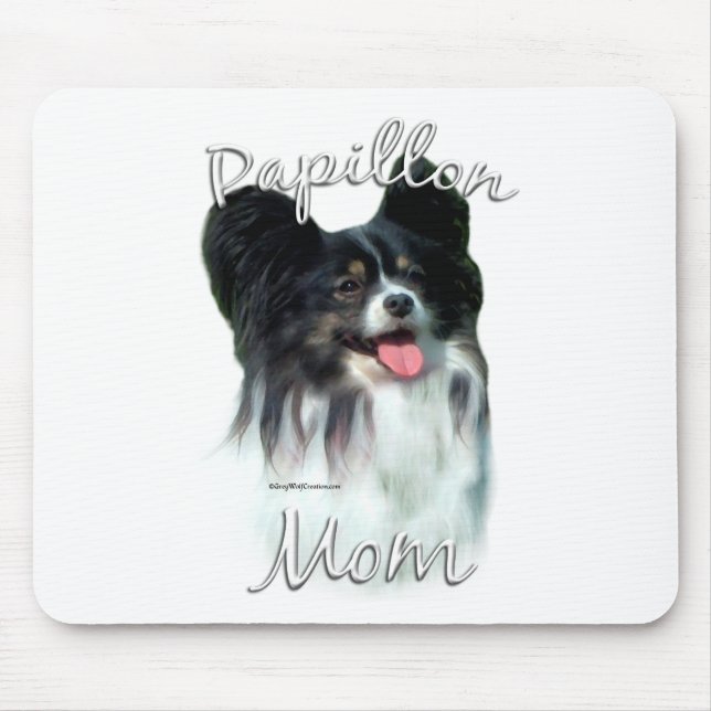 Papillon Mama 2 Mousepad (Vorne)