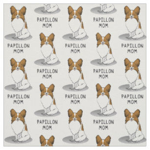 Papillon Mama Pap Mama (weiß & Einweg) Niedliche H Stoff