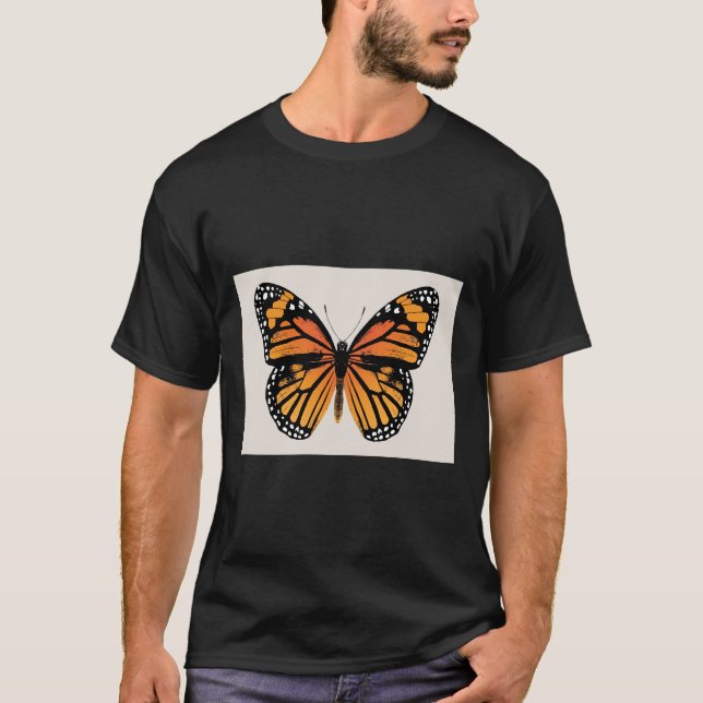 Papillon Monarque Papillons T-Shirt (Vorderseite)