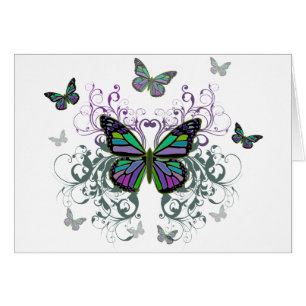 Papillon multicolore