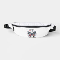 Papillon Patriotique Bonne Fête du 4 Juillet Conce