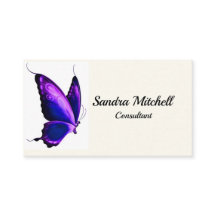 Papillon personnalisé Cartes de visite personnalis