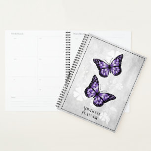 Papillon pourpre Floral Planner