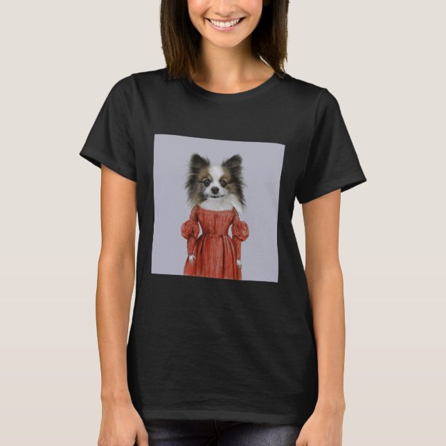 Papillon Princess T-Shirt (Vorderseite)