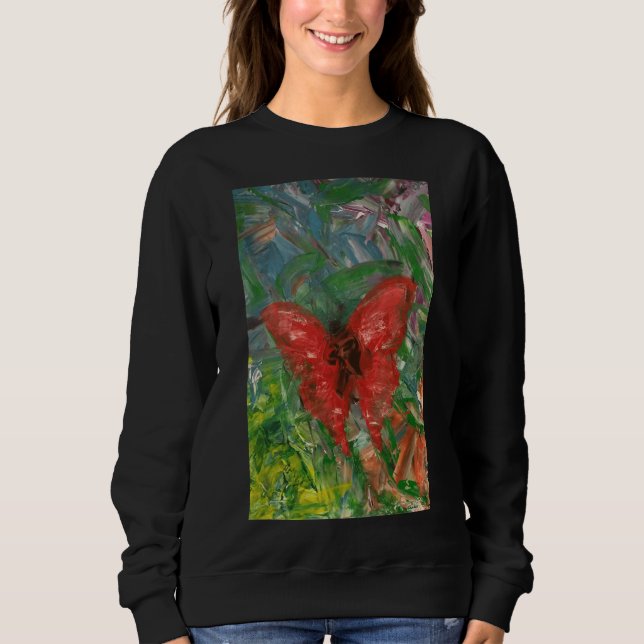 Papillon Rouge Sweatshirt (Vorderseite)