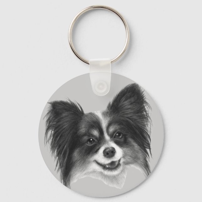 Papillon Schlüsselanhänger (Vorderseite)