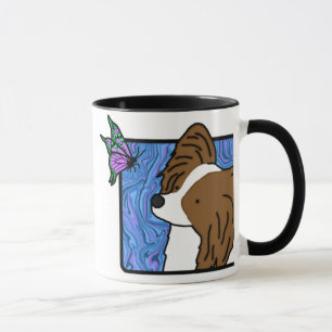 Papillon Schmetterlings-HundeTasse Tasse