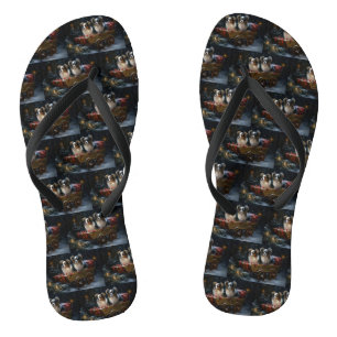 Papillon Schneeschlitten Weihnachtsdekoration Flip Flops
