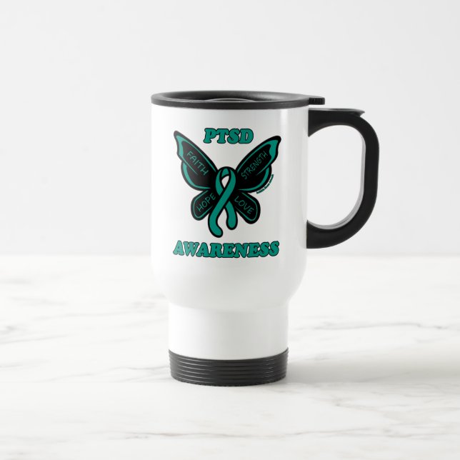 Papillon/sensibilisation...TSPT Voyage Mug (Droite)