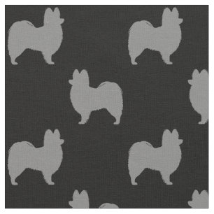 Papillon Silhouette-Muster Stoff